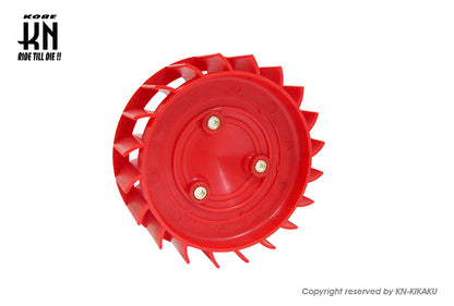 KN×KOSO 強化クーリングファン【レッド】　for　JOG