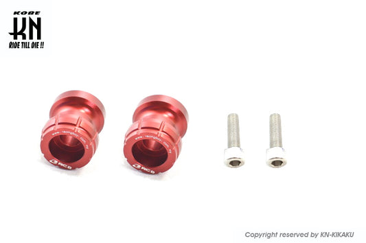 RCB スイングアームスプール【KAWASAKI系】M10【レッド】