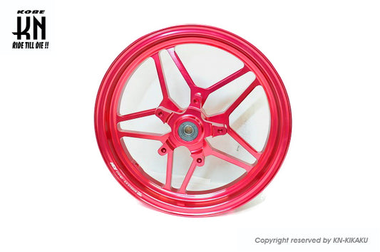 NCY 鍛造アルミホイール前後セット シグナスX用【レッド】