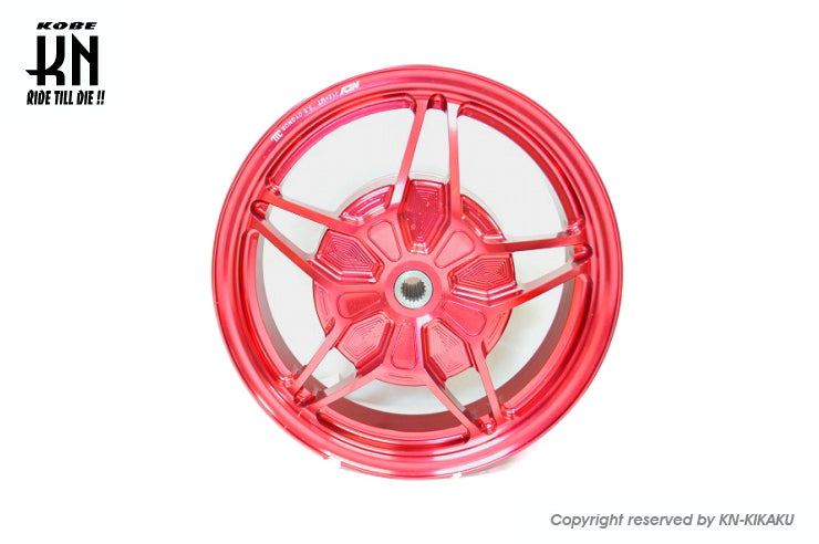 NCY 鍛造アルミホイール前後セット シグナスX用【レッド】