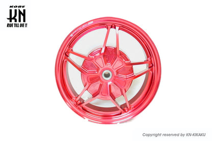 NCY 鍛造アルミホイール前後セット シグナスX用【レッド】