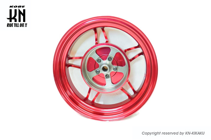 NCY 鍛造アルミホイール前後セット シグナスX用【レッド】