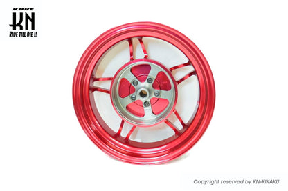 NCY 鍛造アルミホイール前後セット シグナスX用【レッド】