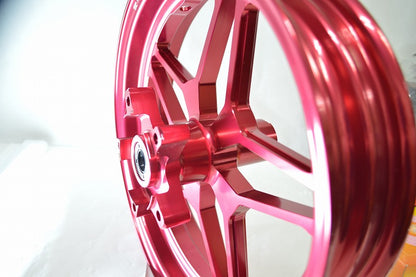 NCY 鍛造アルミホイール前後セット シグナスX用【レッド】