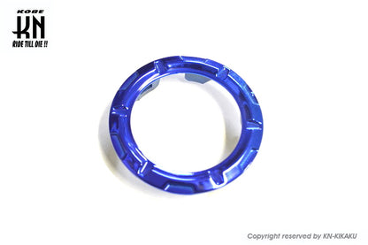 MOS ガソリン デコレーションリング【ダークブルーメッキ】シグナスX/BWS125 2型