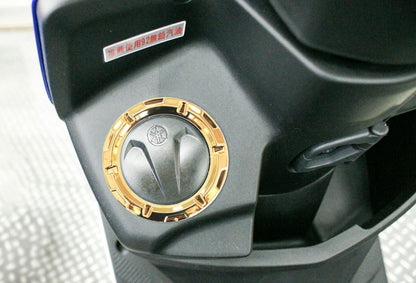 MOS ガソリン デコレーションリング【オレンジメッキ】シグナスX/BWS125 2型