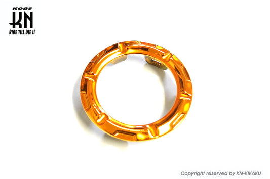 MOS ガソリン デコレーションリング【オレンジメッキ】シグナスX/BWS125 2型