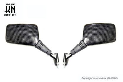 PCZミラー【カーボンルック】8mm左右【正ネジ】セット