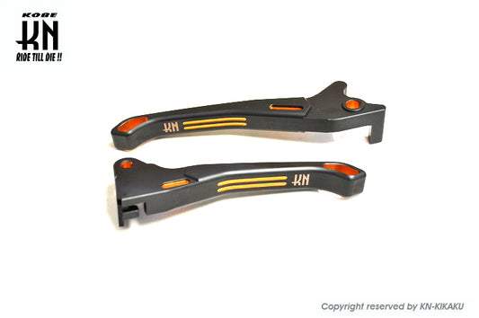 デュアルカラーレバーディスク2【ライブディオ/SR/ZX AF35】マットブラック/オレンジ