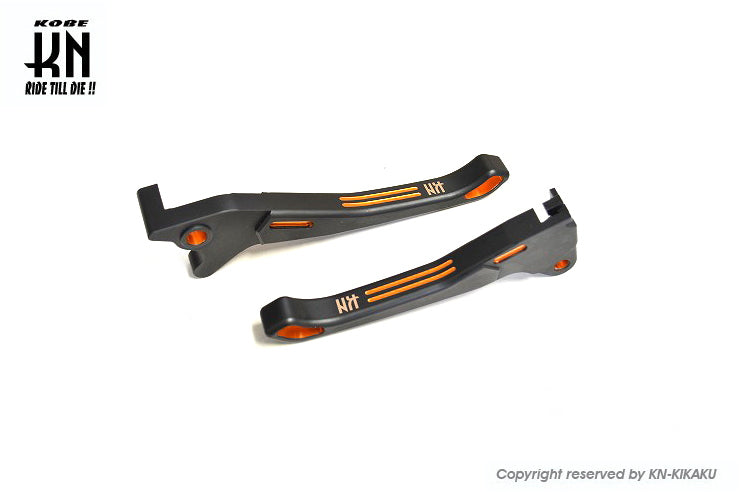 デュアルカラーレバーディスク2【ライブディオ/SR/ZX AF35】マットブラック/オレンジ