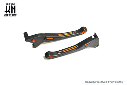 デュアルカラーレバーディスク2【ライブディオ/SR/ZX AF35】マットブラック/オレンジ