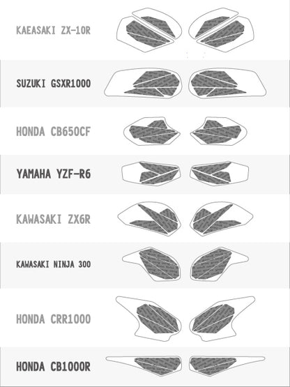 タンクパッド 【滑り止め】クリアー