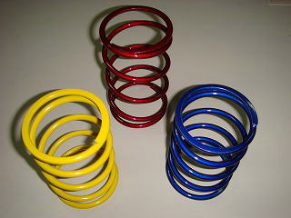 センタースプリング【イエロー】中【ヤマハ125系】