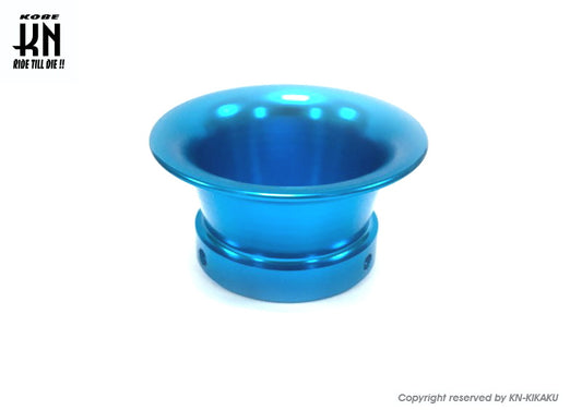 アルミビレットファンネル【汎用】ブルー【取付内径43mm/高さ37mm】