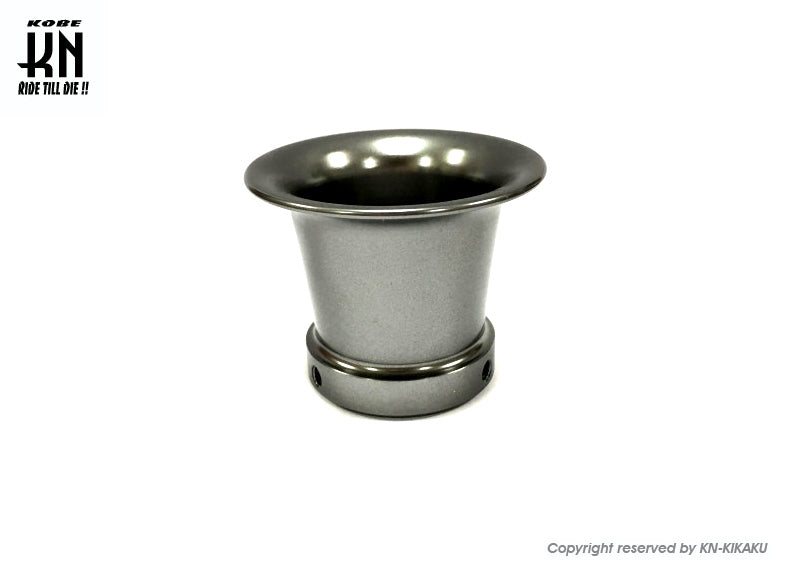 アルミビレットファンネル【汎用】ガンメタ【取付内径36mm/高さ50mm】