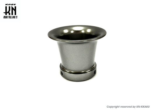 アルミビレットファンネル【汎用】ガンメタ【取付内径36mm/高さ50mm】