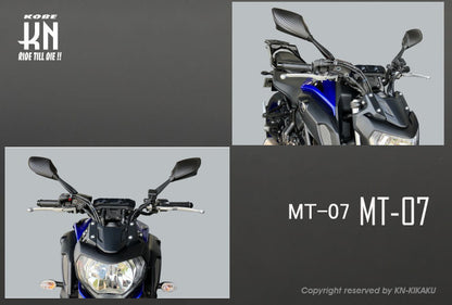 KOSOバックミラー【SOARINGミラー】ネジ径 8/10mm【クリアーレンズ】