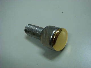 ヘックスボルト用 ヘッドキャップ 穴径8mm【M10ボルト用】シルバーメッキ【2個入】