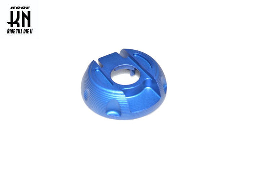 アルミ削出し燃料キャップキーカバー【ダークブルー】シグナスX【2〜5型】BWS125【BG1】マジェS 国内仕様