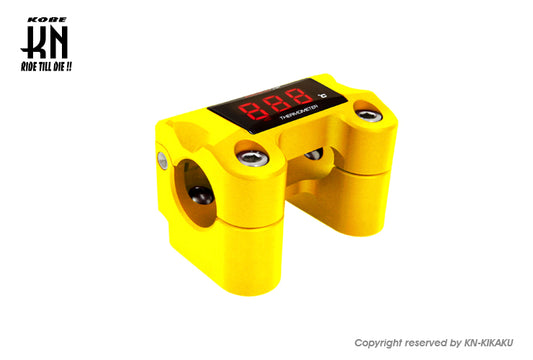 チューニングハンドルバーブラケット【BWS125】28.6Φファットバー用/ゴールド