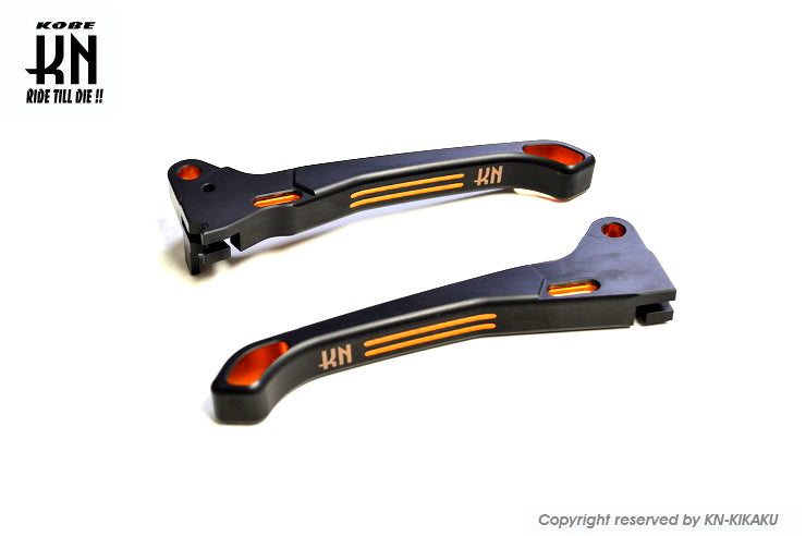 デュアルカラーレバードラム2　【ディオ/スーパーディオ(AF18/27)】マットブラック/オレンジ