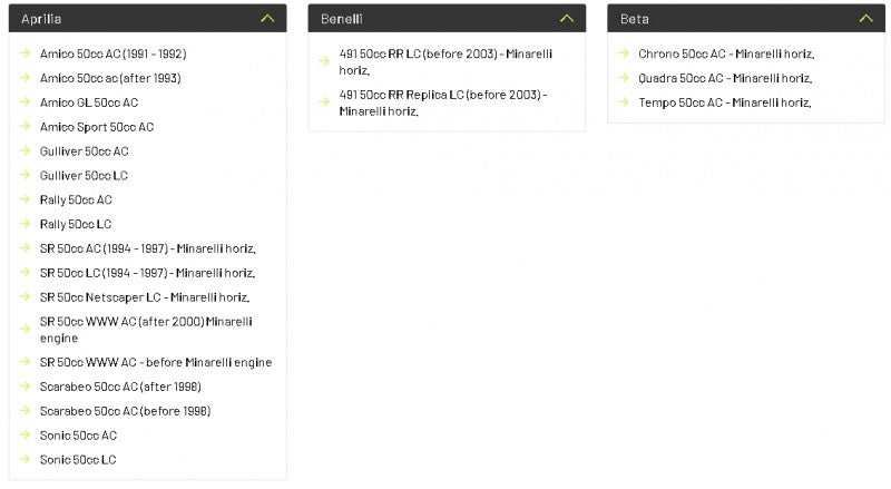 STAGE6 ブレーキシュー【レーシングタイプ】MALAGUTI F10/F12