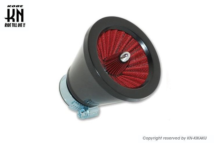 STR8 汎用パワーフィルター【ストレート】ブラック【タービンタイプ】28/35mm