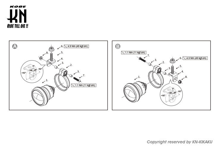 KOSO オーロラLEDフォグライトキット