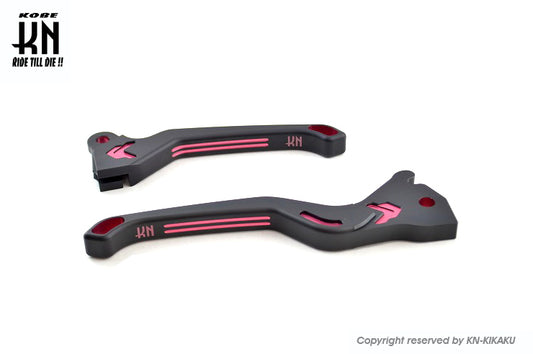 KNデュアルカラーレバー2【マットブラック/レッド】シグナスX1/2/3型