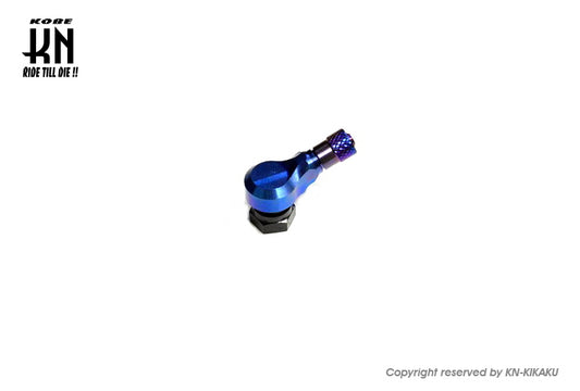 アルミCNCエアーバルブ【チタンカラー】1個