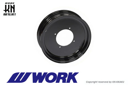 WORK Gee9s コラボレーションホイール【ブラック】12inch/3.5J【タイプLS】