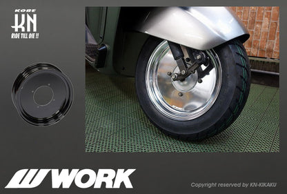WORK Gee9s コラボレーションホイール【ブラック】12inch/3.5J【タイプLS】