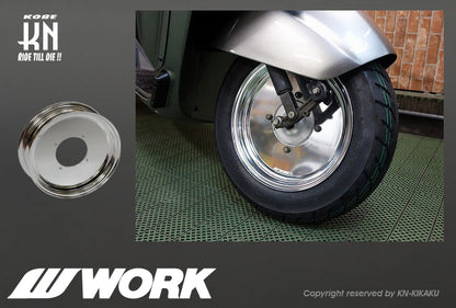 WORK Gee9s コラボレーションホイール【バフアルマイト】12inch/3.5J【タイプLS】