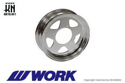 WORK Gee9s コラボレーションホイール【バフアルマイト】12inch/3.5J【タイプMS】