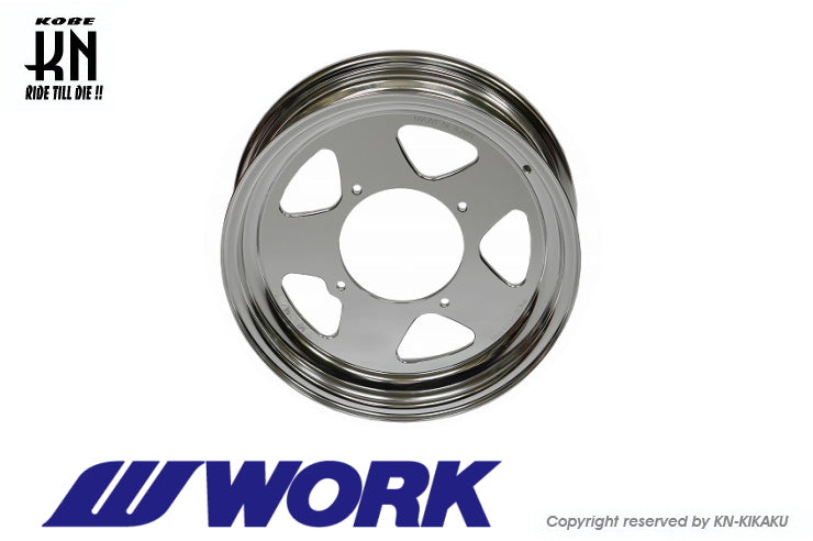 WORK Gee9s コラボレーションホイール【バフアルマイト】12inch/3.5J【タイプMS】