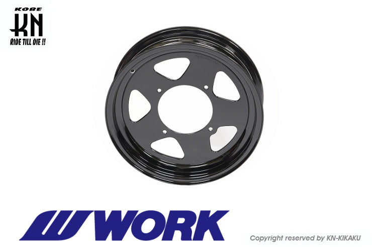 WORK Gee9s コラボレーションホイール【ブラック】12inch/3.5J【タイプMS】