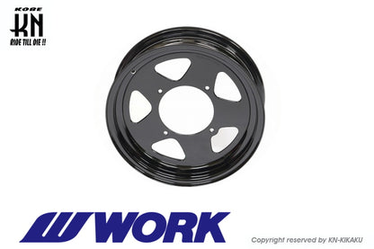 WORK Gee9s コラボレーションホイール【ブラック】12inch/3.5J【タイプMS】