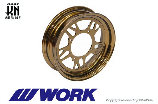 WORK Gee9s コラボレーションホイール【ブロンズ】12inch/3.5J【タイプGS】