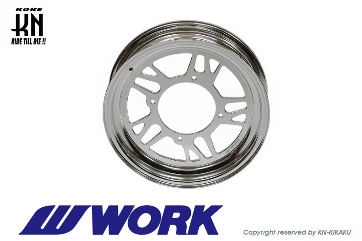 WORK Gee9s コラボレーションホイール【バフアルマイト】12inch/3.5J【タイプGS】