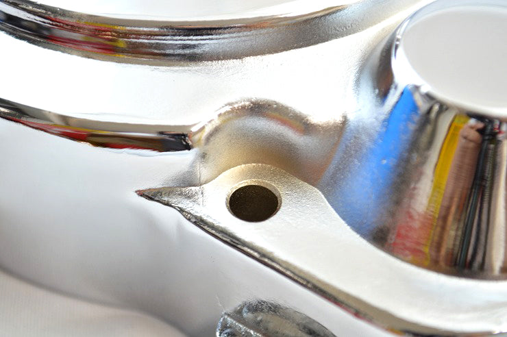 メッキクランクケースカバー前後 縦型DIO系【ワケあり】限定【PHONGEER】