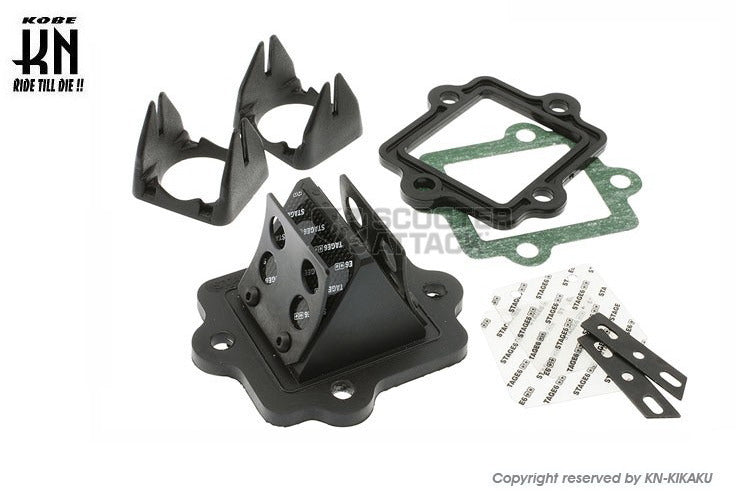 STAGE6 カーボンビッグリードバルブ【2枚タイプ】スタッファー付き