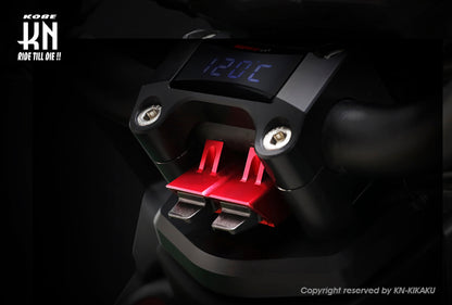 KOSO ファットバーブラケット専用 USBケーブルクイックチャージ　ブラック