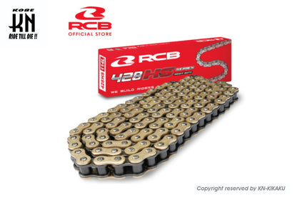 RCB ハードチェーン 【428-132コマ】HSシリーズ【ゴールド】