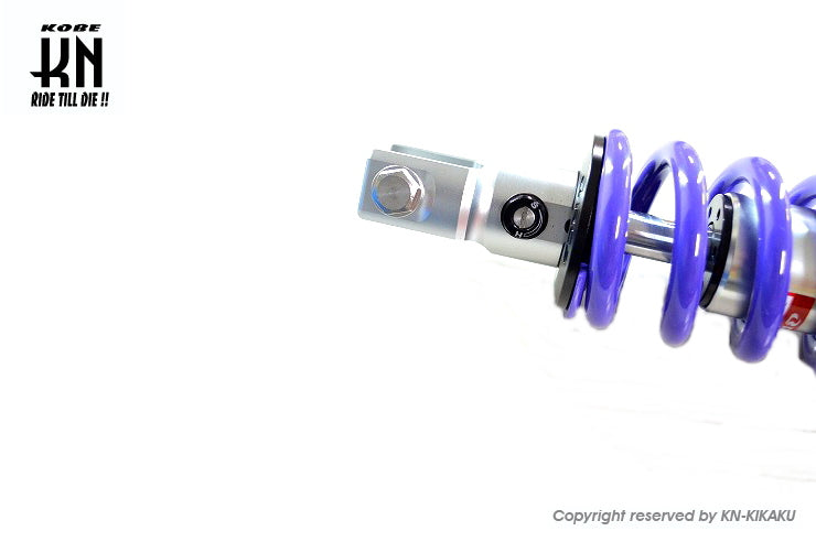 RCB 265mm リアショック減衰調整【YZF-R15/R125/XSR125】DB-2【パープル】モノサス