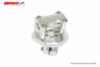 KOSO ハンドルポスト 【シグナスX SE44J/BWS125】 シルバー