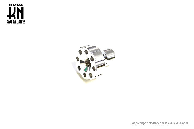 ブレーキ　クランプ(ネジ部分のみ)メッキ【6mm】