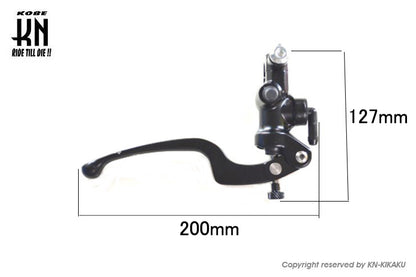 RCB 鍛造ラジアルポンプマスターシリンダー【S2】14mm【右】ブラック　