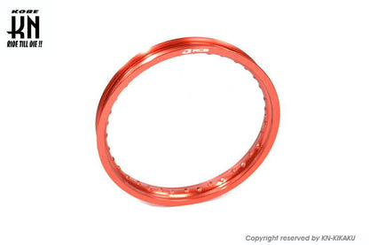 RCB アルミホイールリム【185-17】レッドカラー【36H】