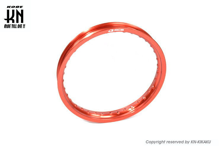 RCB アルミホイールリム【120-17】レッド【36H】
