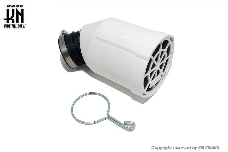 DOPPLER 汎用エアフィルターBOX【ホワイト】venturi【35mm】